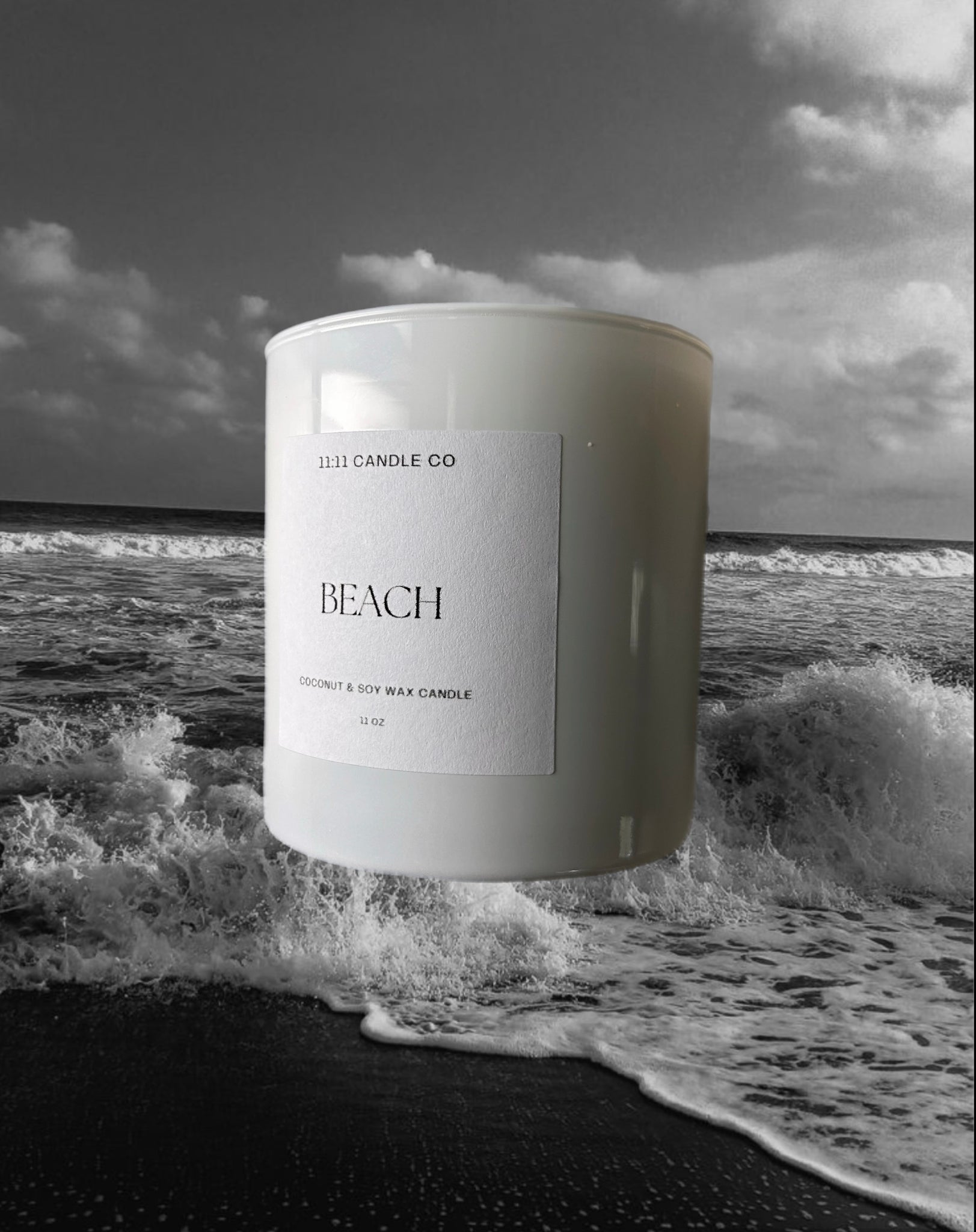sea and sand candle coconut and palm Beach Candle – 11:11 Candle Co