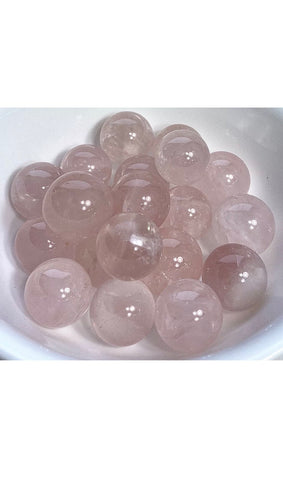 Baby Rose Quartz Spheres
