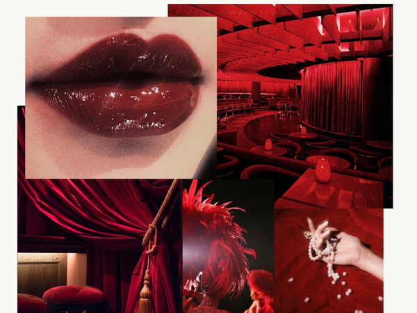 Red Room candle